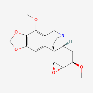 molecular formula C18H21NO5 B1229471 Undulatin CAS No. 6882-09-3