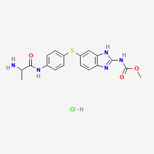 molecular formula C18H20ClN5O3S B12294751 Denibulin (hydrochloride) 