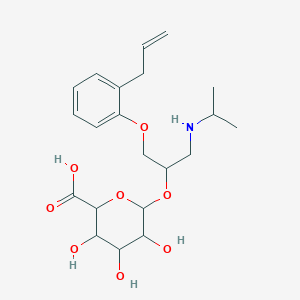 molecular formula C21H31NO8 B12294752 ALPRENOLOL_met017 