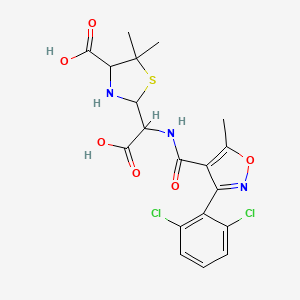 molecular formula C19H19Cl2N3O6S B12294788 DicloxacilloicAcid 