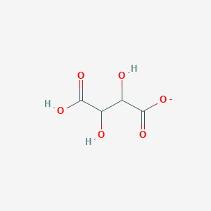 molecular formula C4H5O6- B1229483 Bitartrate 