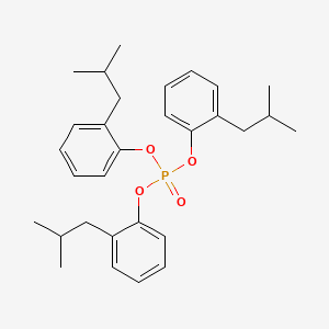 molecular formula C30H39O4P B12294840 tris[2-(2-methylpropyl)phenyl] phosphate 