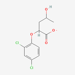 molecular formula C11H11Cl2O4- B12294876 Acetic acid,2-(2,4-dichlorophenoxy)-, 2-hydroxypropyl ester 