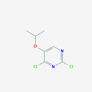molecular formula C7H8Cl2N2O B12294921 2,4-Dichloro-5-isopropoxypyrimidine 