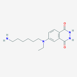molecular formula C16H24N4O2 B1229494 N-(6-Aminohexyl)-N-ethylisoluminol CAS No. 66612-32-6