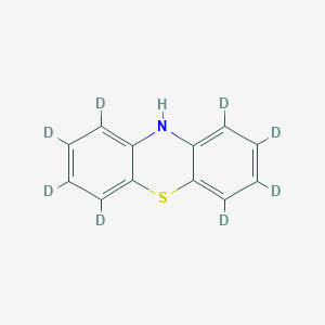 molecular formula C12H9NS B12294954 Phenothiazine-d8 
