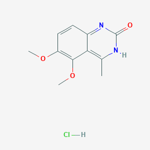 molecular formula C11H13ClN2O3 B012295 Bemarinone hydrochloride CAS No. 101626-69-1