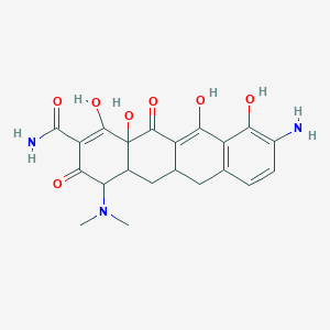 molecular formula C21H23N3O7 B12295069 9-Didemethyl Minocycline 
