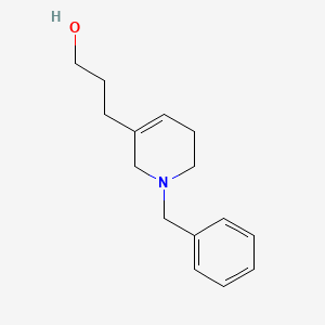 molecular formula C15H21NO B12295099 3-(1-Benzyl-1,2,5,6-tetrahydropyridin-3-yl)propan-1-ol 