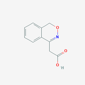 molecular formula C10H9NO3 B12295108 1H-2,3-Benzoxazine-4-acetic acid 