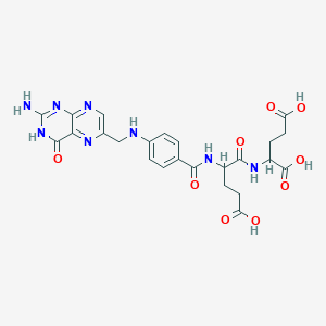 molecular formula C24H26N8O9 B12295147 2-[[2-[[4-[(2-amino-4-oxo-3H-pteridin-6-yl)methylamino]benzoyl]amino]-4-carboxybutanoyl]amino]pentanedioic acid 