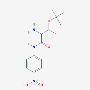 molecular formula C14H21N3O4 B12295194 H-Thr(tBu)-pNA 