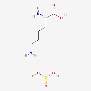 molecular formula C6H16N2O5S B12295222 (2S)-2,6-diaminohexanoic acid; sulfurous acid 