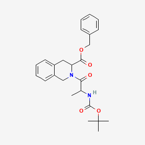 molecular formula C25H30N2O5 B12295256 Boc-DL-Ala-DL-Tic-OBn 