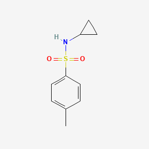 molecular formula C10H13NO2S B1229527 N-cyclopropyl-4-methylbenzenesulfonamide CAS No. 65032-46-4