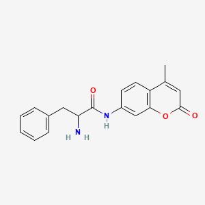 molecular formula C19H18N2O3 B12295322 H-Phe-AMC trifluoroacetate salt 