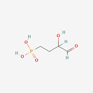 molecular formula C4H9O5P B1229553 (3-Hydroxy-4-oxobutyl)phosphonic acid CAS No. 53478-18-5