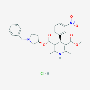 molecular formula C27H30ClN3O6 B122961 Barnidipine hydrochloride CAS No. 104757-53-1