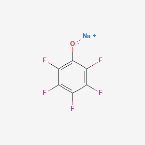 molecular formula C6F5NaO B1229612 SODIUM PENTAFLUOROPHENOXIDE CAS No. 2263-53-8