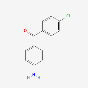 molecular formula C13H10ClNO B1229614 4-Amino-4'-chlorobenzophenone CAS No. 4913-77-3