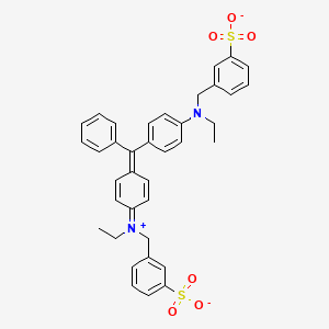 molecular formula C37H35N2O6S2- B1229621 Guinee green B(1-) 