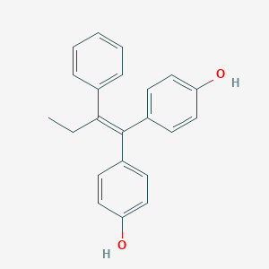 molecular formula C22H20O2 B122964 1,1-Bis(4-hydroxyphenyl)-2-phenylbut-1-ene CAS No. 91221-46-4