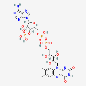 molecular formula C27H34N9O18P3 B1229649 Flavin-adenine dinucleotide 3'-phosphate CAS No. 38716-27-7