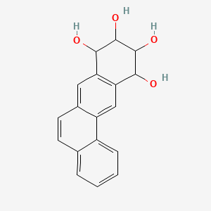 8,9,10,11-Tetrahydroxy-8,9,10,11-tetrahydrobenz(a)anthracene