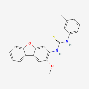 1-(2-Methoxy-3-dibenzofuranyl)-3-(3-methylphenyl)thiourea
