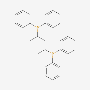 molecular formula C29H30P2 B1229684 [(2S,4S)-4-diphenylphosphanylpentan-2-yl]-diphenylphosphane 