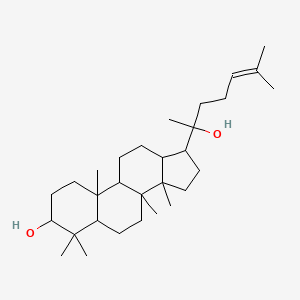 17-(2-hydroxy-6-methylhept-5-en-2-yl)-4,4,8,10,14-pentamethyl-2,3,5,6,7,9,11,12,13,15,16,17-dodecahydro-1H-cyclopenta[a]phenanthren-3-ol