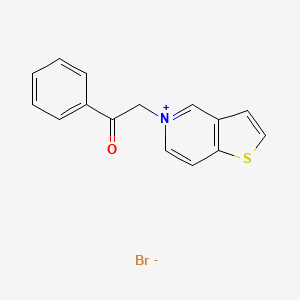 5-Phenacylthieno(3,2-c)pyridinium bromide