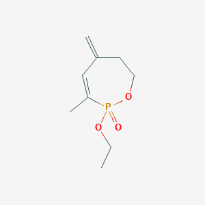 2-Ethoxy-3-methyl-5-methylidene-6,7-dihydro-1,2lambda5-oxaphosphepine 2-oxide
