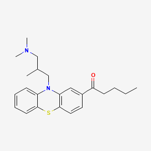 10-(3-Dimethylamino-2-methylpropyl)-2-valeroylphenothiazine hydrochloride
