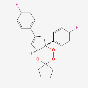 molecular formula C22H20F2O3 B1229709 Fenozan 50F CAS No. 159911-27-0