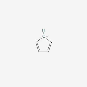 molecular formula C5H5- B1229720 Cyclopentadienide 