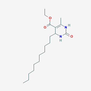 Ethyl 6-methyl-2-oxo-4-undecyl-1,2,3,4-tetrahydro-5-pyrimidinecarboxylate