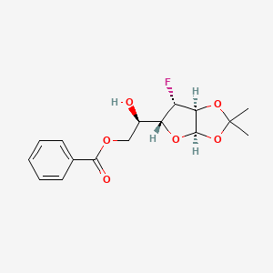 [(2R)-2-[(3aR,5R,6S,6aS)-6-fluoro-2,2-dimethyl-3a,5,6,6a-tetrahydrofuro[2,3-d][1,3]dioxol-5-yl]-2-hydroxyethyl] benzoate