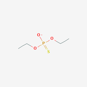 molecular formula C4H10O3PS- B1229741 Diethylthiophosphate 