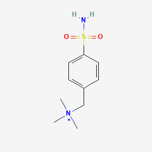 B1229742 Quaternary ammonium sulfanilamide CAS No. 21481-58-3