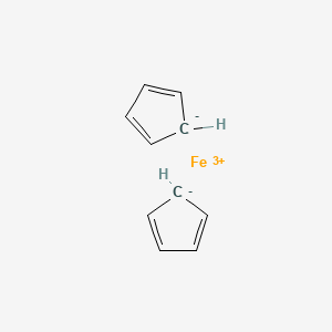 molecular formula C10H20Fe B1229745 Ferrocenium CAS No. 12125-80-3