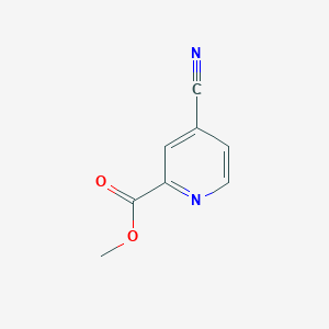 molecular formula C8H6N2O2 B122976 Methyl 4-cyanopyridine-2-carboxylate CAS No. 142729-98-4