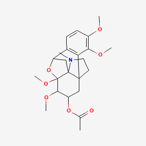 Dihydroepistephamiersine 6-acetate