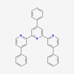 molecular formula C33H23N3 B1229769 Terosite CAS No. 24368-63-6