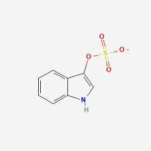 molecular formula C8H6NO4S- B1229774 1H-indol-3-yl sulfate 