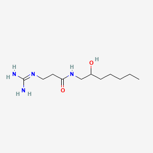 N-(3-Guanidinopropionyl)-2-hydroxy-n-heptylamine
