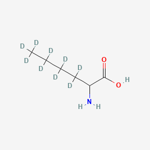molecular formula C6H13NO2 B12297883 DL-2-Aminohexanoic acid-d9 