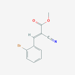 Methyl 2-cyano-3-(2-bromophenyl)acrylate