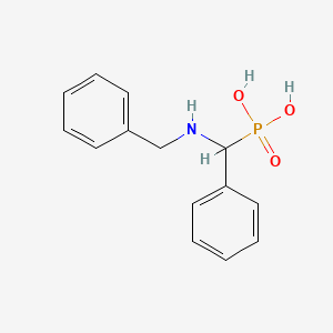 molecular formula C14H16NO3P B1229812 [(Benzylamino)-phenylmethyl]phosphonic acid CAS No. 25881-35-0