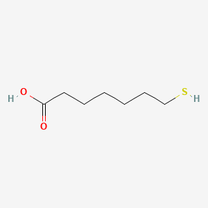molecular formula C7H14O2S B1229816 7-Mercaptoheptanoic acid CAS No. 52000-32-5